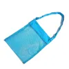 5color Whole Blanks Children Mesh Shell Beach seashell Bag Kids Beach Toys Receive Bag Mesh Sandboxes Away 651 S25603190