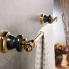 Toalhas de alta qualidade de alta qualidade Rack de parede de ouro Cobre Rose Banheiro Acessórios Prateleira Trem