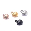 Stainless Steel Small Heart Locket cremation hearts charms memorial ashes urn necklace/bracelet jewelry makings keepsake pendant