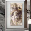 Pintura abstrata moderna em tela, impressões coloridas, mármore dourado, pôster nórdico, arte de parede para sala de estar, aquarela, decoração de casa 252d