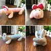 Cute Pet Dog Cat Plush Squeak Sound Toys Funny Fleece Durability Chew Molar Toy Fit for All Pets Elephant Duck Pig #15 211111