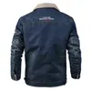 Autumn Winter Denim Jacket Men Thick Warm Windbreaker Jeans Coat Men Plus Size M-6XL Turn Down Collar Mens Outerwear Y1109