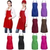 2022 NEW Thicken Cotton Household Cleaning Tools Accessories Polyester Blend Anti-wear Cooking Kitchen Bib Apron With Pockets