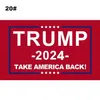 20 Designs Donald Trump Flaggor 3x5 ft 2024 Re-valda Take Amerika Tillbaka Flagga Med Brass Grommets Patriotisk Utomhus Inomhus Dekoration Banner