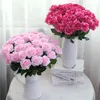 25 stks / partij Kunstbloemen Rose Peony Flower Woondecoratie Bruiloft Bruidsboeket Bloem Hoge kwaliteit 9 kleuren 211108