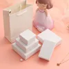 Wedding Earrings Rings CardBoard Packaging Box Multi-sizes White Gift Packing Boxes of Jewelry and Necklace Shopping Package Bags