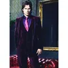 costume en velours violet