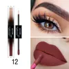 missyoung 2 in 1 pearlescent eye shadow and matte non-stick cup lip gloss long lasting waterproof velvety matte lipstick