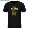 남성용 티셔츠 채식주의자가 아직도 채식주의 자의 티셔츠 남성을 묻습니다.