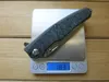 Original Design Grapesfish BH-3 Folding Knife D2 Blade CNC TC4 Titaniumlegering Kolfiberhandtag Fillper EDC Taktisk utomhusöverlevnad Fighting Tools