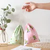 Belle enveloppe cadeau en coton High Quanlity DrawString Orgnizer Sacs Ins Insproof Vêtements Pocket Pocket Pouch Package Sac Gift Candy