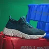 Top Fashion Atacado Knit Mulheres Mens Running Shoes Preto Azul Cinza Outdoor Jogging Sports Trainers Sneakers Tamanho Eur 36-45 Código LX21-222