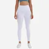 Mulheres Nova Cintura Alta Ioga Branco Calças De Esportes Rápidos Correndo Stretchy Fitness Leggings Ginásio Wicking Training Perneiras Esportivas H1221