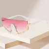 Luxury designer Mens Women One-piece Sunglasses Resin Lens Half Frame Sun Glasses UV400 For Men JC2133