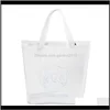 Draagbare Transparante Mesh Shopping Bag Huishoudelijke Sundries Tassen Speelgoed Organizer Opslag Stopt Wuazl