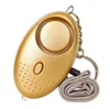 130db Egg Shape Self Defense Alarm Girl Women Security Protect Alert Personal Safety Scream Loud Keychain Alarms