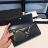 Heiß verkauft Top Qualität echtel leder luxurys designer frauen brieftaschen 7 farbe klassische frauen umhängetasche brieftasche mit box herren pursen kreditkarteninhaber pass