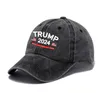 Trump Hat U.S. Presidentval Baseball Cap Party Hats Making America Great Again Black Cotton Sports Caps