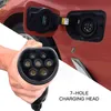 11KW EV Tipo 2 3 Fase 16A IEC 62196-2 Cee Plug Portátil Veículo Elétrico Carro Evse Charging Station Charger