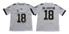 Chen37 College Football UCF Knights Trikot 18 Shaquem Griffin 10 McKenzie Milton University Uniform Team Schwarz Weiß Auswärts genäht Top Qualität