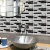 Wall Stickers Removable Waterproof Self Adhesive Mosaic Tile Kitchen Peel And Stick Backsplash Bathroom Sticker Brick Pattern