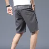 Pantalons pour hommes Casual 6 points Six points Ultra-minces Culottes à cinq points Shorts en soie de glace mince Vêtements d'extérieur Été