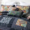 Comforters & Sets American Bedspread Quilt Set 3PCS Handmade Patchwork Coverlets Cotton Quilts Aircondition Bed Covers Super King Size Blank