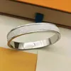 ZB004YX Merk Mode Klassieke Bangle Wit PU lederen titanium armband met geschenkdoos 3 kleuren zilver rosegold goud 40pcs