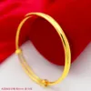 Brazalete chapado en oro para mujer Starry Slidable Sand Gold Bracelet Boutique Meteor Shower Copper Women Melv22