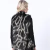 Station Imitation Fur Long Vest Female Diamond Coat Special Price Slim Fit 211207