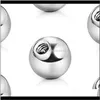 Eyebrow Body Jewelry Drop Delivery 2021 Rostfritt punktering Bytesutbyte Handgjorda titanstål Tillbehör Läpp Nagelboll 266 Q2 A8PB1