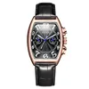 2022ONOLA Brand Automatic Mechanical Men Watch 2019 Fashion Business wristwatch Unique Leather Belt high grade Gift Watch men BOX