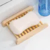 Natural Bamboo Tray Wood Soap Dish Tray Holder Rack Plate Box Container6719928