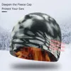 Military Cap For Men Winter Beanie Marine Corps Tactical Camouflage Thickened Male Outdoor Warm Windproof Elastic Polar Fleece