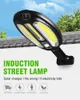 Lampada solare 96cob 138cob 66led 100led Outdoor PIR Motion Sensor Light IP65 Impermeabile Street Garden Telecomando