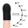 VATINE 7 vitesses jouets sexuels pour hommes retardent l'éjaculation agrandissement du coq entraîneur durable vibrateur de pénis Massage de la tête du pénis Y1911868192