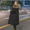 冬のジャケットルースコットン - パッド入り長い女性のミッドリングの厚い学生ダウンパッドドジャケット韓国パーカー211216