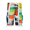 MENSTED MEN BEACH SHORTS Parts Printed Polyester Sports Leisure Tether Tether Runding Running