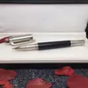 Yamalang Classic Flat Crystal Signature Pen Metal Noble Gift Refined Steel Forging Luxury Pens Bekväma Skriva bra gåvor6933502