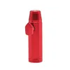 Snuff Bullet 2,12 дюйма Мэтта Отделка содержит 3G Snuff Pullet Pipe Aluminium Metal Snorter Курительные трубы портативный красочный подарок с индюм
