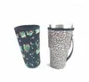 Dryckeshandtag 30oz Reusable Ice Kaffekopp Muffe Skal Neopren Isolerade ärmar Hållare Väska Väskor Väska för 32oz Tumbler rånar Vattenflaska Sn5522