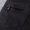 Lüks Tasarımcılar Jeans Sıkıntılı Fransa Modası Pierre Straight Erkek Biker Delik Streç Kot Günlük Jean Erkekler Skinny Pantolon Esneklik pantolon pantolon