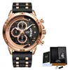 Wristwatches 2021 Watch Men Warterproof Sport Silicone LIGE Mens Watches Top Clock Male Business Quartz Relogio Masculino