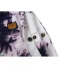 KAPITAL Sweatpants Leisure Long Tie Dyeing Ink Straight Cylinder Small Dazzling Color Tight Buckle Men Women Pants 210420