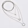 Boho Star Moon Multi Layer Pendentif Collier Pour Femmes 2022 Bohème Colliers Vintage Mode Collier Costume Bijoux Chaînes Morr22