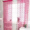 Zasłona zasłona Heart Line Tassel String Curtains Patio Netto Fringe Drzwi do salonu Wystrój domu