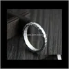 Band smycken 999 ren sier vintage handgjord ring enkel kvinnlig öppning typ kvinnor ringar bijouterie fin dropp leverans 2021 hdim4