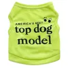 Roupas para animais de estimação Roupas Todas Poliéster Ultrafino Respirável Super Roupas Modelo Cães Pequenos Colete Colorido Modelos Primavera e Verão