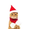 Frohe Weihnachten, niedliche Hundebekleidung, kleiner Plüsch, Weihnachtsmütze, Schal, Kleidung, Weihnachtsdekoration, Welpe, Kätzchen, Katze, Mütze, frohes neues Jahr, Geschenk, Heimtierbedarf, Zubehör, JY0708