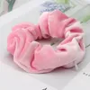 포켓 스크 런치 지퍼 찌꺼기 스크 루키 헤어 넥타이 새틴 실크 스포츠 댄스 scrunchie hairband